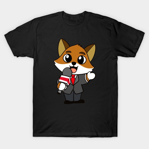 News Fox T-Shirt by WildSloths